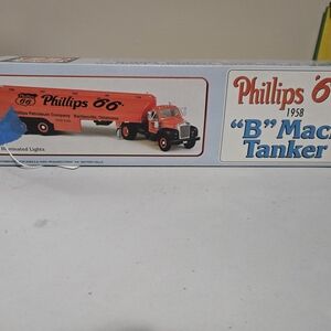 Red "B" Mack Tanker Toy Truck - Kids Toy